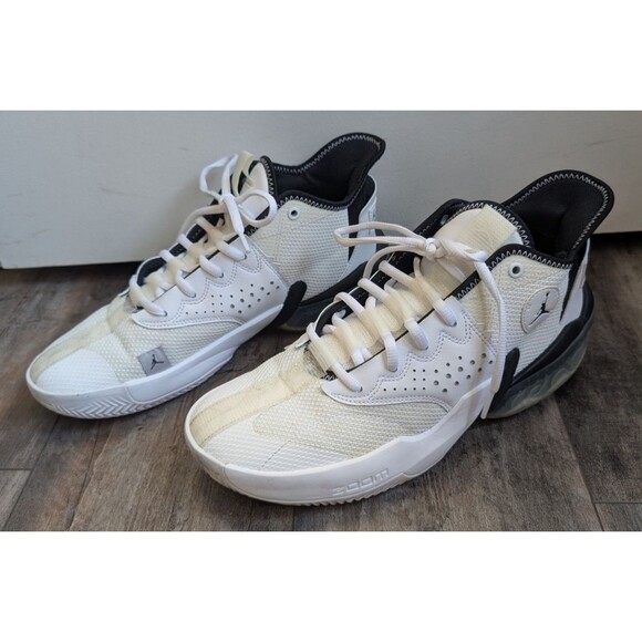 Jordan React Elevation TB Black Basketball Shoes Men's Size 9.5 Black White - Picture 1 of 7